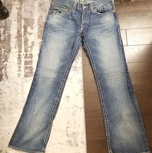 TRUE RELIGION BILLY BIG T JEANS STRAIGHT LEG 34